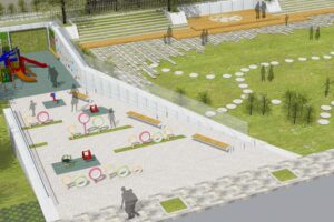 Luchu Children Playground with Underground Parking